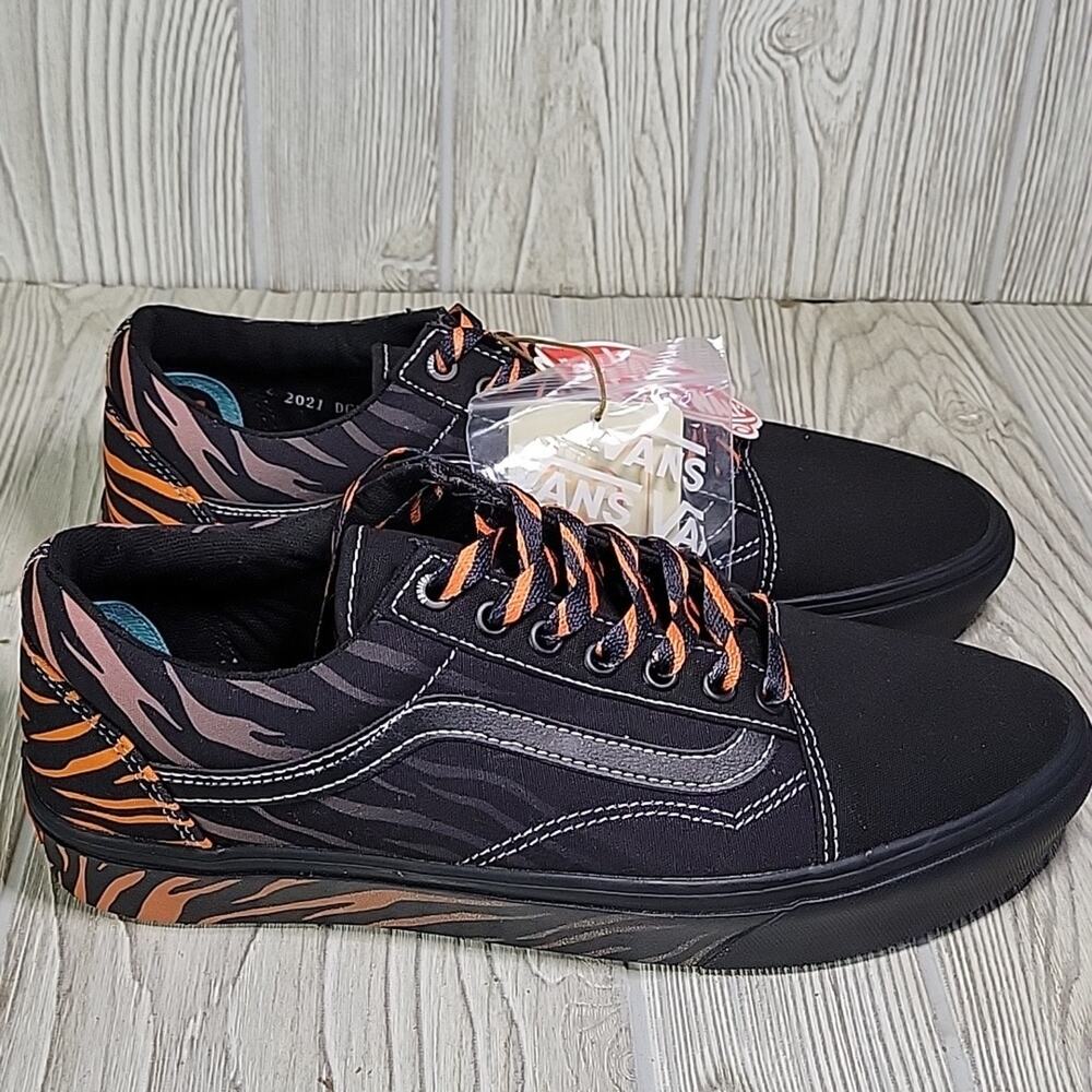 Vans ComfyCush Old Skool Tiger Discovery Project Cat Mens Size 9.5 Womens 11 NEW - Picture 2 of 13